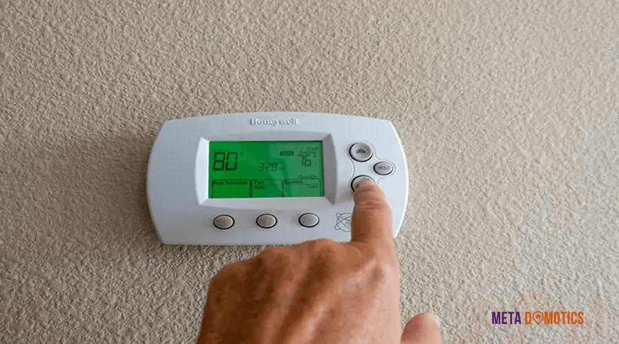 how to get thermostat off sleep mode