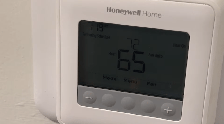 how to turn on honeywell thermostat